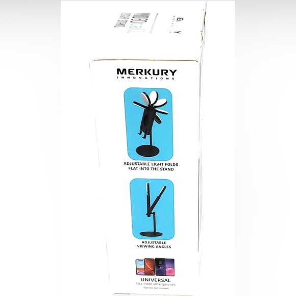 New Merkury Innovations- Desktop Phone Stand with Light and Charger Dock - Picture 7 of 12
